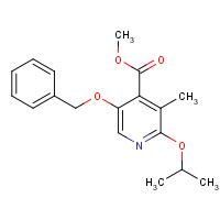 1616290-62-0 methyl 3-methyl-5-phenylmethoxy-2-propan-2-yloxypyridine-4-carboxylate chemical structure