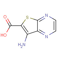 56881-31-3 7-aminothieno[2,3-b]pyrazine-6-carboxylic acid chemical structure