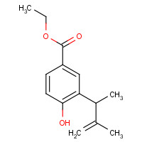 912545-05-2 ethyl 4-hydroxy-3-(3-methylbut-3-en-2-yl)benzoate chemical structure