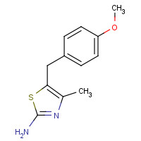 777047-72-0 5-[(4-methoxyphenyl)methyl]-4-methyl-1,3-thiazol-2-amine chemical structure