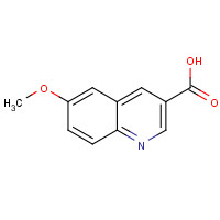 71082-47-8 6-methoxyquinoline-3-carboxylic acid chemical structure