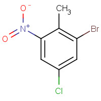 885518-95-6 1-bromo-5-chloro-2-methyl-3-nitrobenzene chemical structure