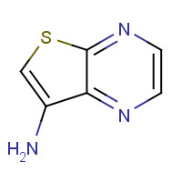 59944-75-1 thieno[2,3-b]pyrazin-7-amine chemical structure