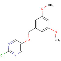 1453211-57-8 2-chloro-5-[(3,5-dimethoxyphenyl)methoxy]pyrimidine chemical structure