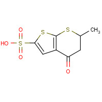 120279-86-9 6-methyl-4-oxo-5,6-dihydrothieno[2,3-b]thiopyran-2-sulfonic acid chemical structure