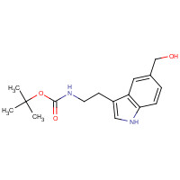 144432-49-5 tert-butyl N-[2-[5-(hydroxymethyl)-1H-indol-3-yl]ethyl]carbamate chemical structure