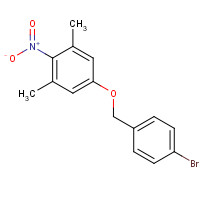 1202160-74-4 5-[(4-bromophenyl)methoxy]-1,3-dimethyl-2-nitrobenzene chemical structure