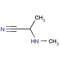 16752-54-8 2-(methylamino)propanenitrile chemical structure