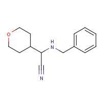 1274825-09-0 2-(benzylamino)-2-(oxan-4-yl)acetonitrile chemical structure