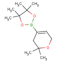 1215867-50-7 2-(6,6-dimethyl-2,5-dihydropyran-4-yl)-4,4,5,5-tetramethyl-1,3,2-dioxaborolane chemical structure