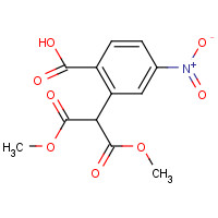 186390-71-6 2-(1,3-dimethoxy-1,3-dioxopropan-2-yl)-4-nitrobenzoic acid chemical structure