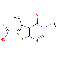 439138-78-0 3,5-dimethyl-4-oxothieno[2,3-d]pyrimidine-6-carboxylic acid chemical structure