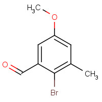 1308649-72-0 2-bromo-5-methoxy-3-methylbenzaldehyde chemical structure