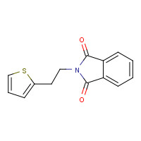 60555-55-7 2-(2-thiophen-2-ylethyl)isoindole-1,3-dione chemical structure