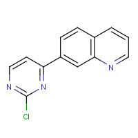 852061-56-4 7-(2-chloropyrimidin-4-yl)quinoline chemical structure