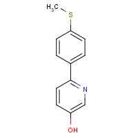1032825-68-5 6-(4-methylsulfanylphenyl)pyridin-3-ol chemical structure