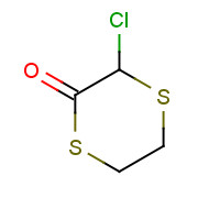 88682-21-7 3-chloro-1,4-dithian-2-one chemical structure