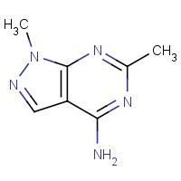6291-32-3 1,6-dimethylpyrazolo[3,4-d]pyrimidin-4-amine chemical structure