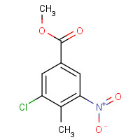 1057652-84-2 methyl 3-chloro-4-methyl-5-nitrobenzoate chemical structure