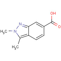 1234616-78-4 2,3-dimethylindazole-6-carboxylic acid chemical structure