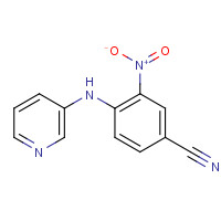 1225215-07-5 3-nitro-4-(pyridin-3-ylamino)benzonitrile chemical structure