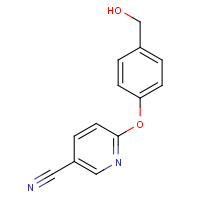 888967-51-9 6-[4-(hydroxymethyl)phenoxy]pyridine-3-carbonitrile chemical structure