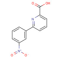 80021-34-7 6-(3-nitrophenyl)pyridine-2-carboxylic acid chemical structure