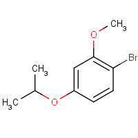 176391-61-0 1-bromo-2-methoxy-4-propan-2-yloxybenzene chemical structure
