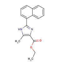 115835-55-7 ethyl 5-methyl-2-naphthalen-1-yl-1H-imidazole-4-carboxylate chemical structure