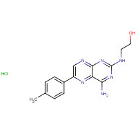 247913-49-1 2-[[4-amino-6-(4-methylphenyl)pteridin-2-yl]amino]ethanol;hydrochloride chemical structure