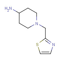 933717-65-8 1-(1,3-thiazol-2-ylmethyl)piperidin-4-amine chemical structure