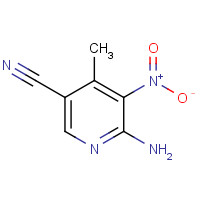 1003711-09-8 6-amino-4-methyl-5-nitropyridine-3-carbonitrile chemical structure