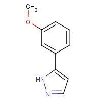 144026-74-4 5-(3-methoxyphenyl)-1H-pyrazole chemical structure