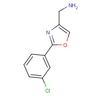 885273-40-5 [2-(3-chlorophenyl)-1,3-oxazol-4-yl]methanamine chemical structure