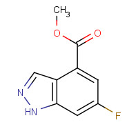697739-05-2 methyl 6-fluoro-1H-indazole-4-carboxylate chemical structure