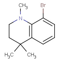1187932-52-0 8-bromo-1,4,4-trimethyl-2,3-dihydroquinoline chemical structure