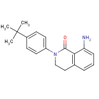 846055-88-7 8-amino-2-(4-tert-butylphenyl)-3,4-dihydroisoquinolin-1-one chemical structure