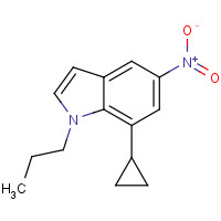 1610801-12-1 7-cyclopropyl-5-nitro-1-propylindole chemical structure