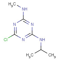 3004-71-5 6-chloro-4-N-methyl-2-N-propan-2-yl-1,3,5-triazine-2,4-diamine chemical structure
