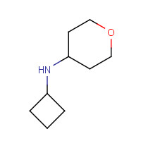 885280-95-5 N-cyclobutyloxan-4-amine chemical structure