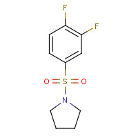 1189908-17-5 1-(3,4-difluorophenyl)sulfonylpyrrolidine chemical structure