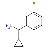 535925-74-7 cyclopropyl-(3-fluorophenyl)methanamine chemical structure