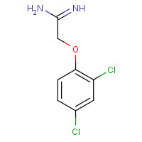 100607-02-1 2-(2,4-dichlorophenoxy)ethanimidamide chemical structure