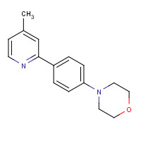 656257-51-1 4-[4-(4-methylpyridin-2-yl)phenyl]morpholine chemical structure