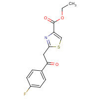 914287-92-6 ethyl 2-[2-(4-fluorophenyl)-2-oxoethyl]-1,3-thiazole-4-carboxylate chemical structure