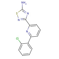1179361-10-4 3-[6-(2-chlorophenyl)pyridin-2-yl]-1,2,4-thiadiazol-5-amine chemical structure
