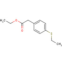 745052-90-8 ethyl 2-(4-ethylsulfanylphenyl)acetate chemical structure