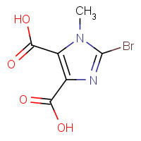 773099-18-6 2-bromo-1-methylimidazole-4,5-dicarboxylic acid chemical structure