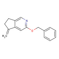 1222090-67-6 5-methylidene-3-phenylmethoxy-6,7-dihydrocyclopenta[c]pyridine chemical structure