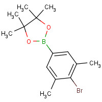 1073338-97-2 2-(4-bromo-3,5-dimethylphenyl)-4,4,5,5-tetramethyl-1,3,2-dioxaborolane chemical structure